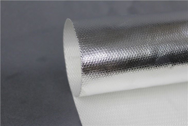 Tela de fibra de vidre amb paper d'alumini