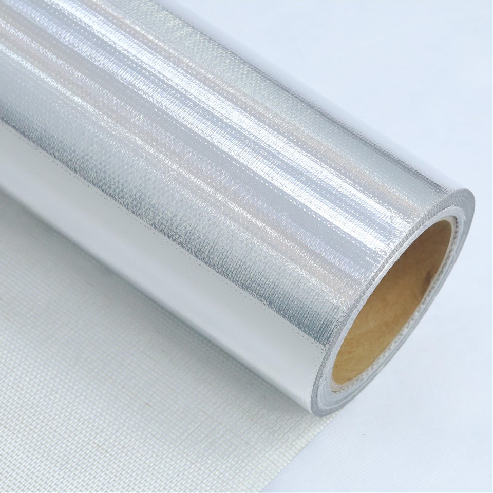 Aluminum Foil Laminated Fiberglass Cloth For Heat Insulation Barriers A6085