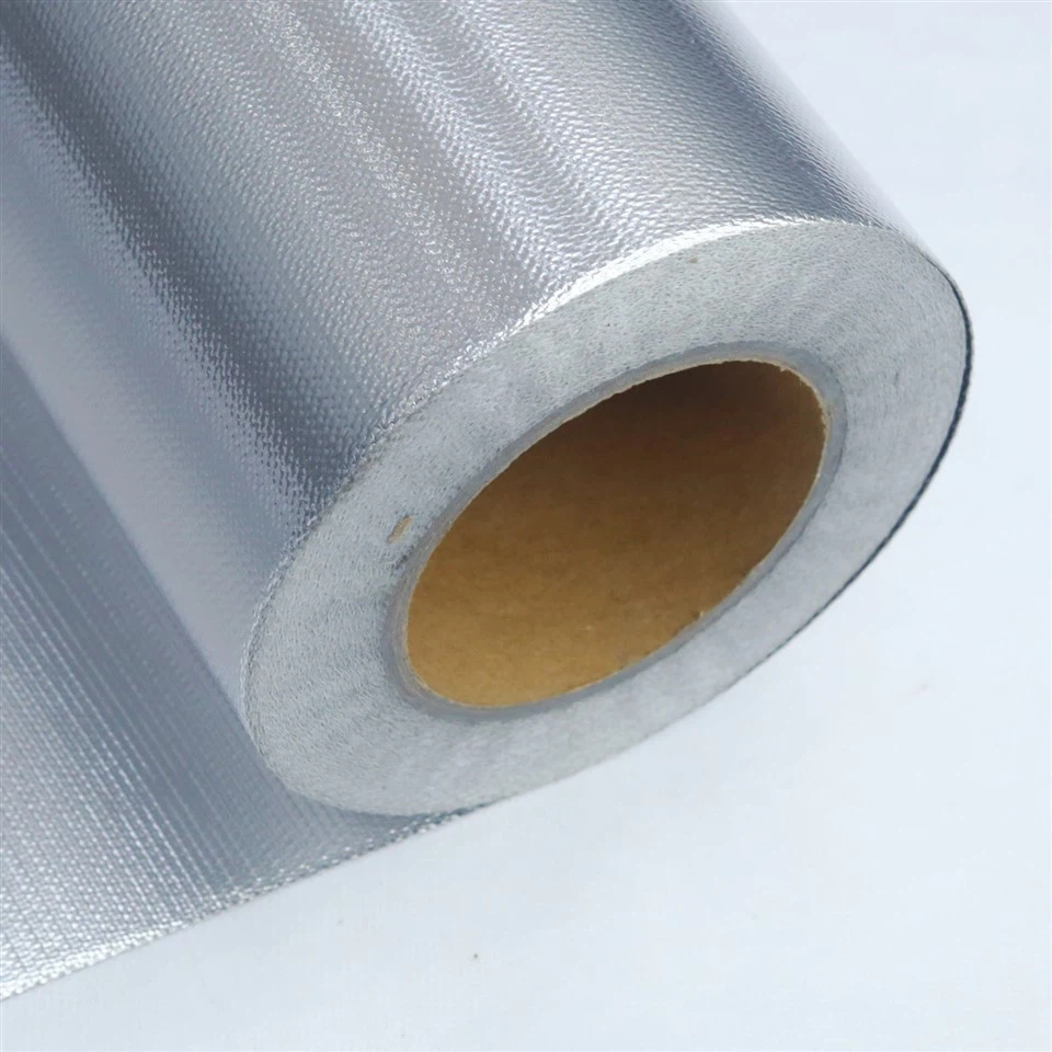 High Strength Double-sided Aluminum Foil Composite Fiberglass Cloth B6460 factory